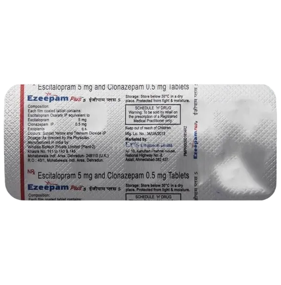 ezeepam plus 5mg tablet 10's